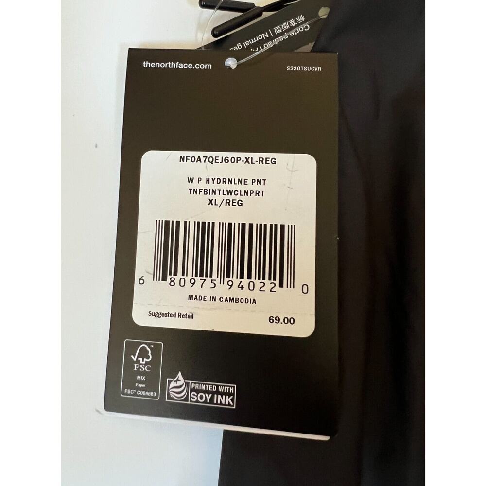 The North Face Woman's Printed Hydrenaline 2000 Windwall Flowers Pants Size XL - Picture 3 of 12